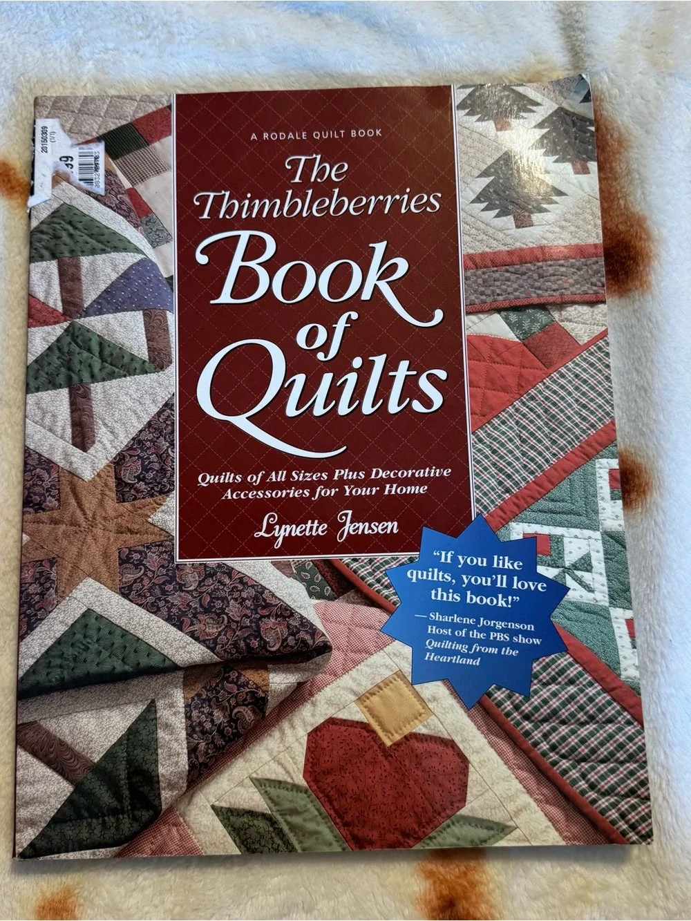 1998 The Book of Quilts by Lynette Jensen Vintage Paperback Farmhouse
